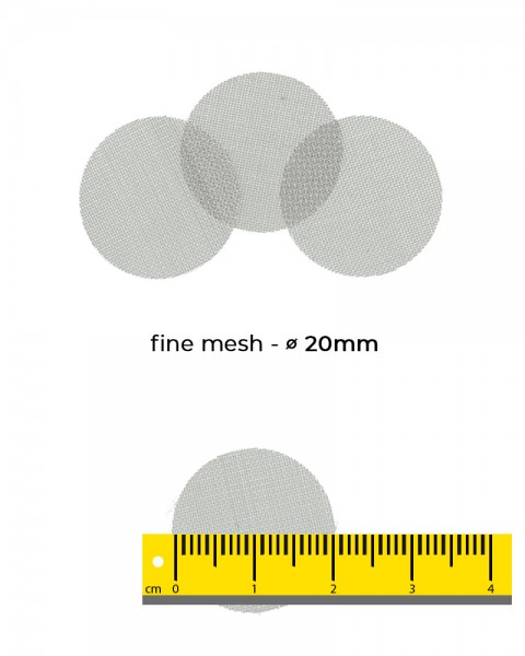 Aryva Fine Mesh Einlegesieb Ø=20mm - 100er-Pack