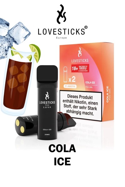 Lovesticks LUVA POD Duo Pack Cola Ice 20mg/ml