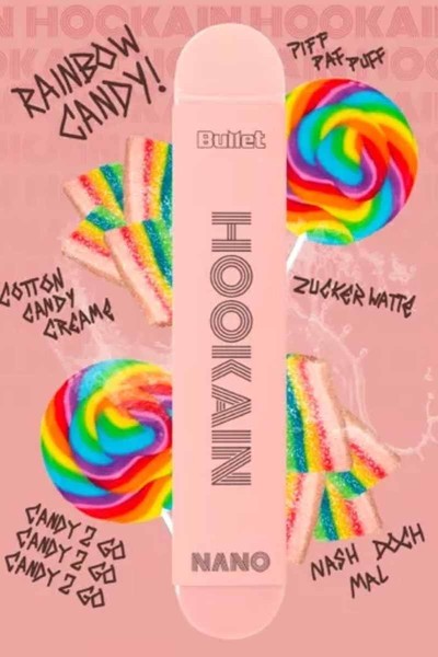 Hookain Nano X Einweg E-Shisha Rainbow Candy