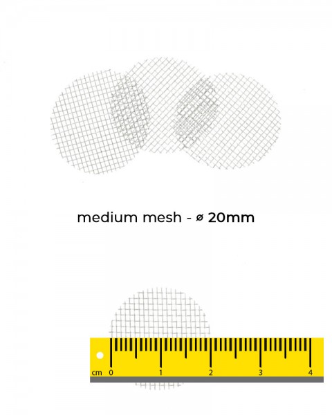 Aryva Medium Mesh Einlegesieb Ø=20mm - 100er-Pack